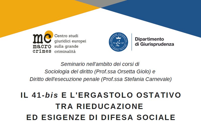 41 bis e ergastolo ostativo